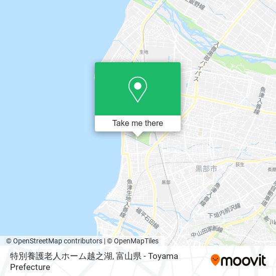 特別養護老人ホーム越之湖 map