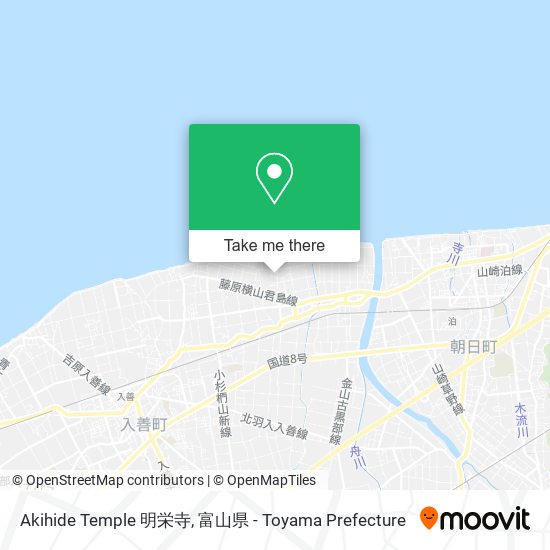 Akihide Temple 明栄寺 map