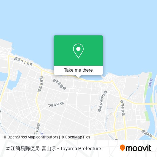 本江簡易郵便局 map