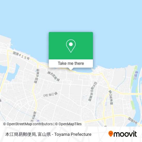 本江簡易郵便局 map
