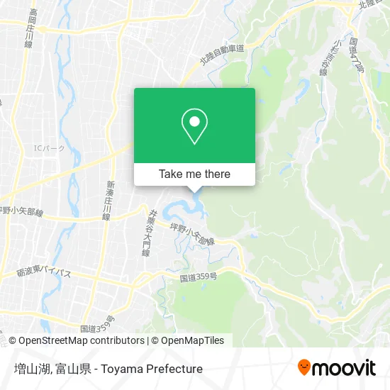 増山湖 map