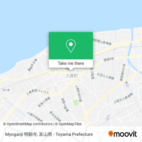 Myoganji 明願寺 map