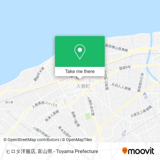 ヒロタ洋服店 map