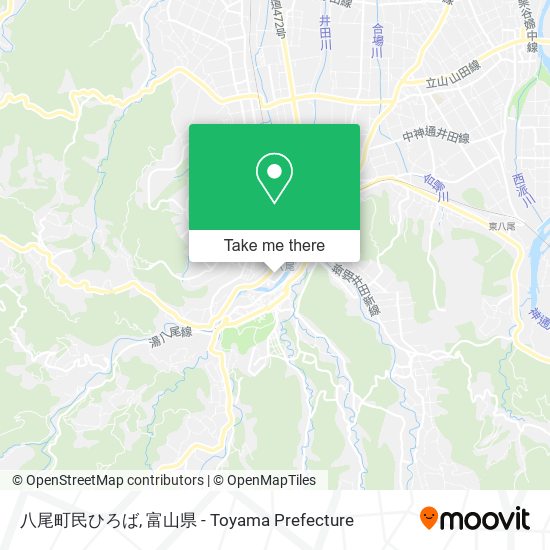 八尾町民ひろば map