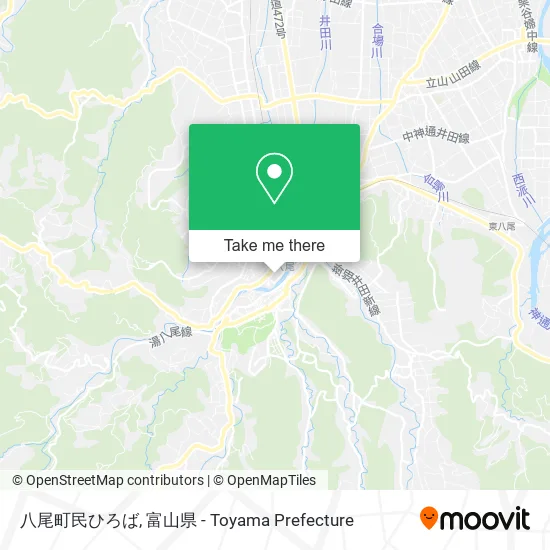 八尾町民ひろば map
