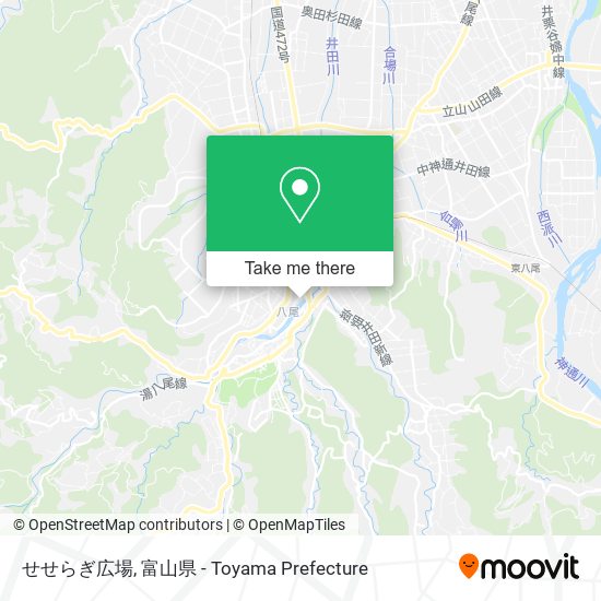 せせらぎ広場 map