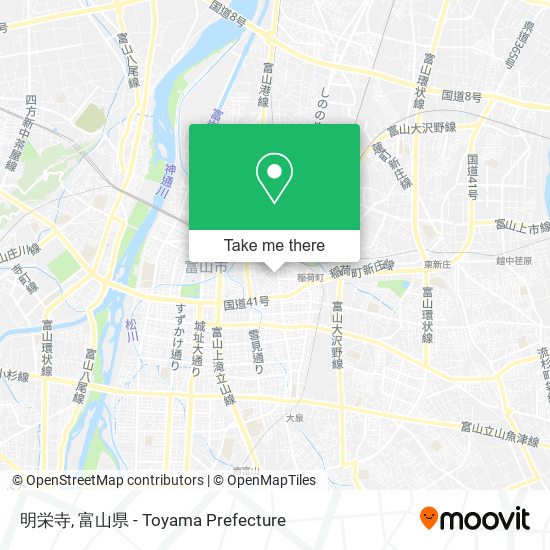 明栄寺 map