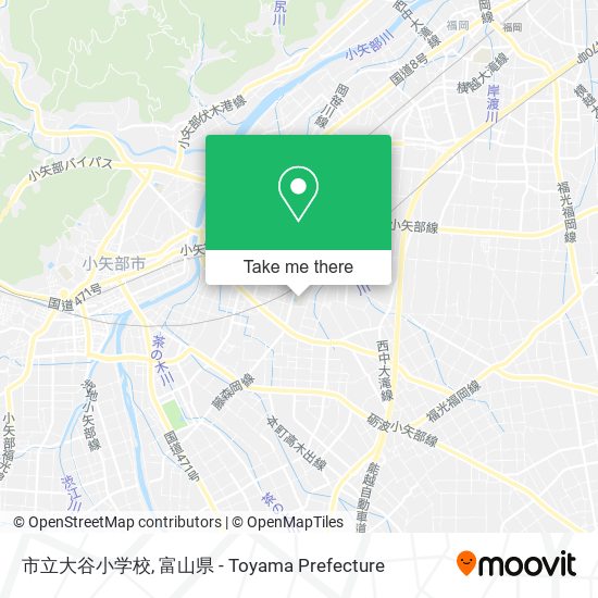 市立大谷小学校 map