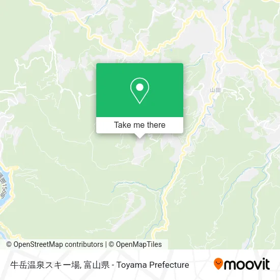 牛岳温泉スキー場 map