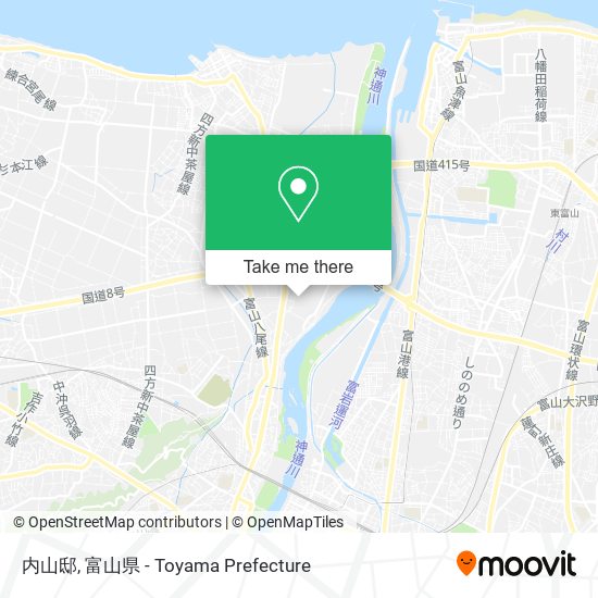 内山邸 map