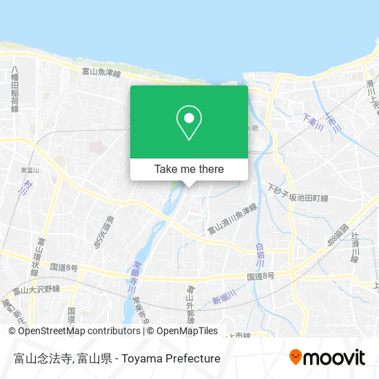 富山念法寺 map