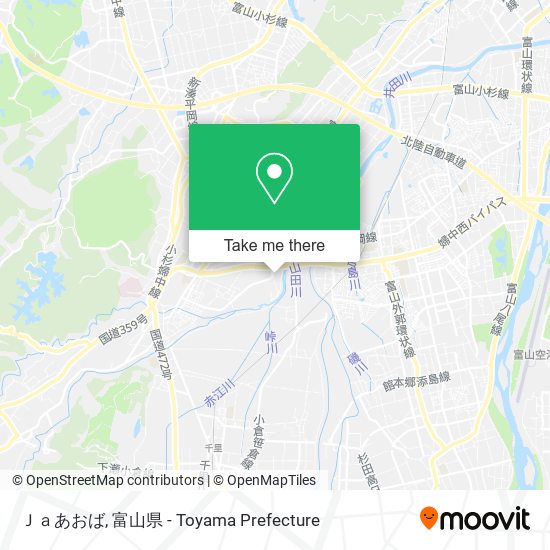 Ｊａあおば map