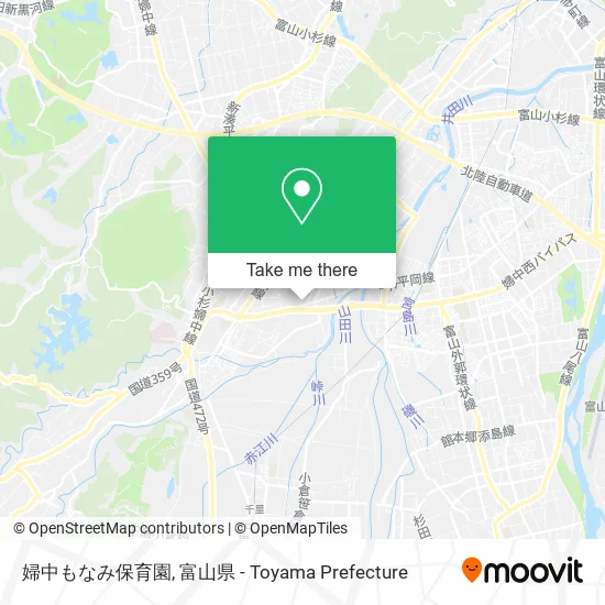 婦中もなみ保育園 map