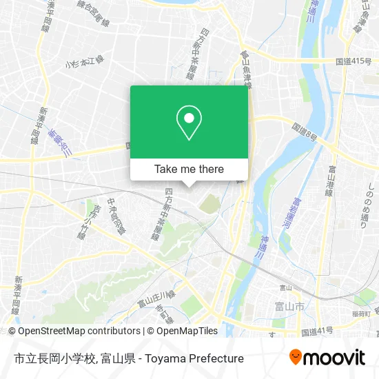市立長岡小学校 map