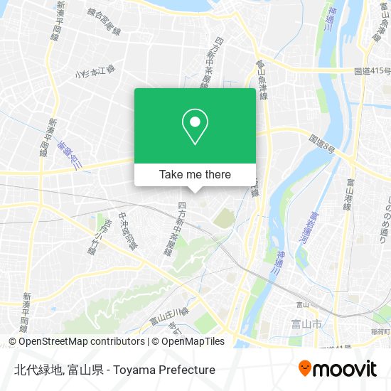 北代緑地 map