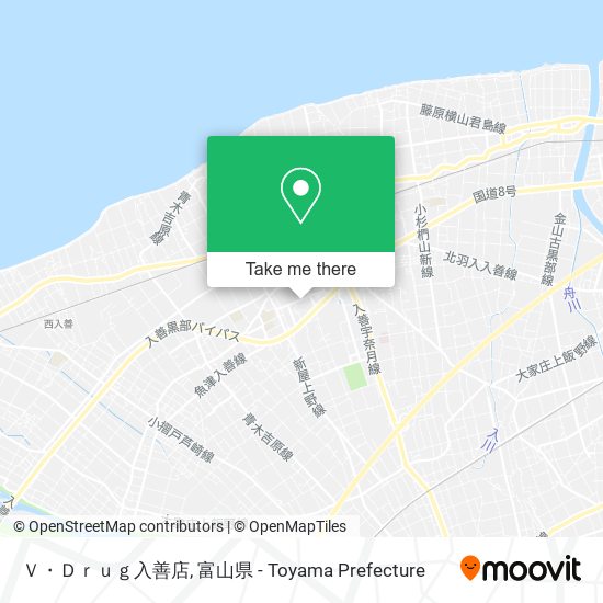 Ｖ・Ｄｒｕｇ入善店 map