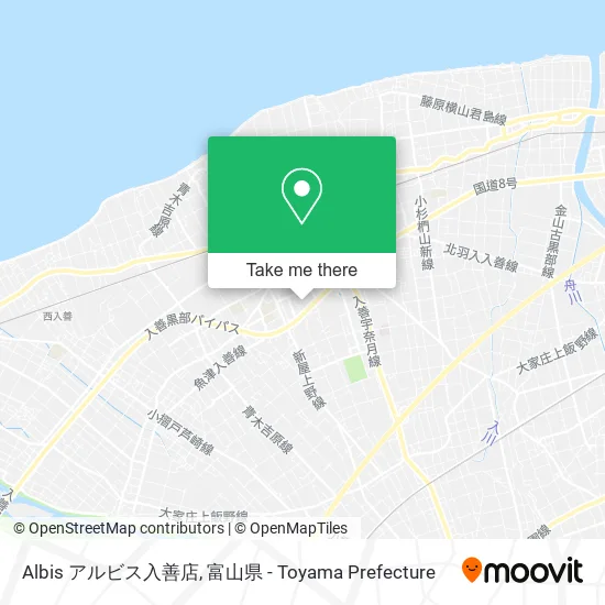 Albis アルビス入善店 map