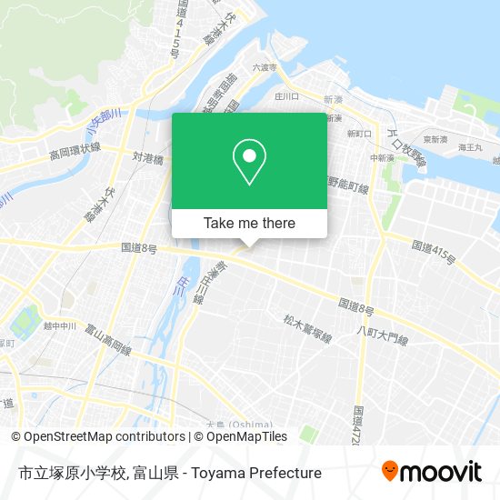 市立塚原小学校 map