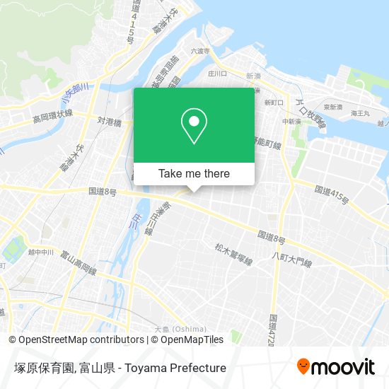 塚原保育園 map