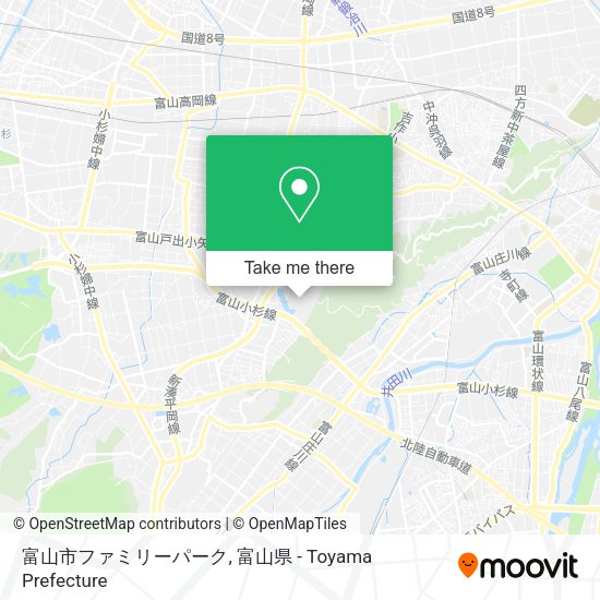 富山市ファミリーパーク map