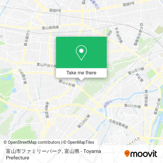 富山市ファミリーパーク map