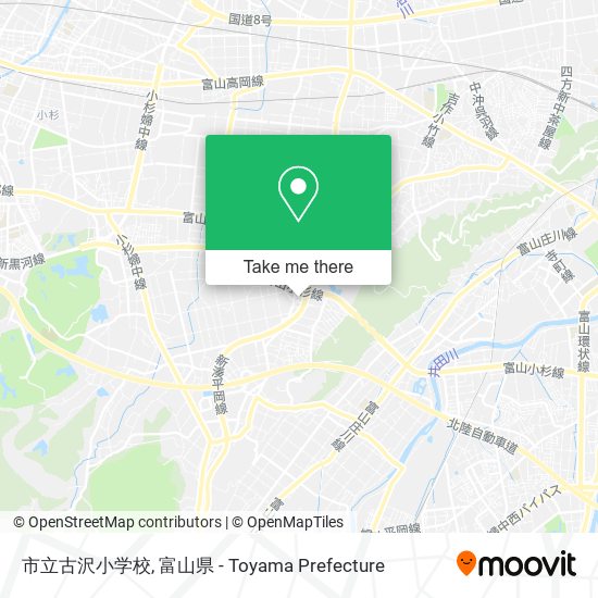 市立古沢小学校 map