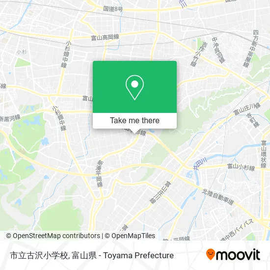市立古沢小学校 map