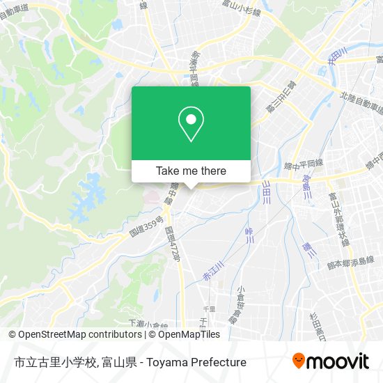 市立古里小学校 map