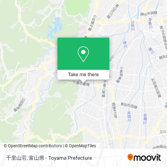 千里山荘 map