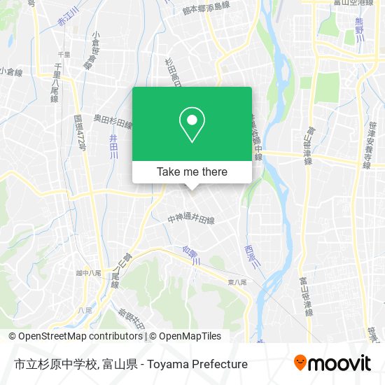 市立杉原中学校 map