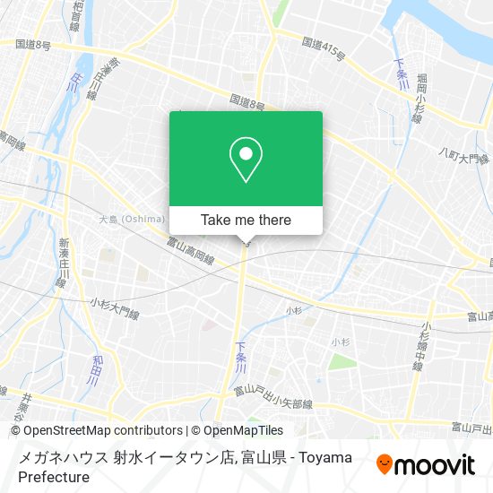 メガネハウス 射水イータウン店 map