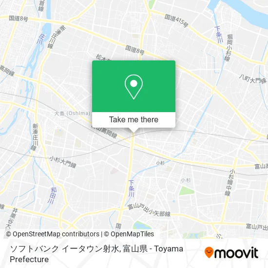 ソフトバンク イータウン射水 map