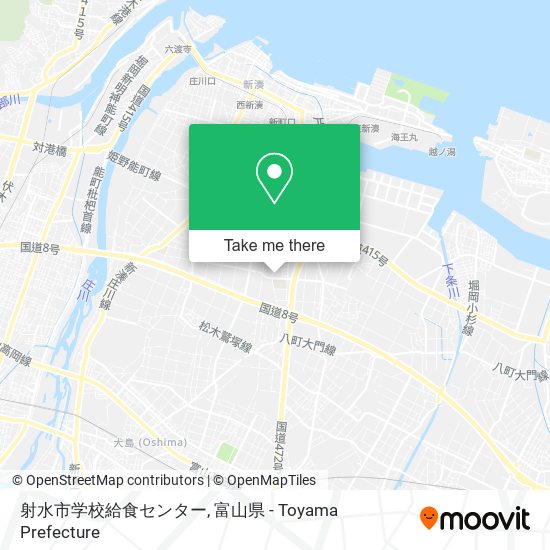 射水市学校給食センター map
