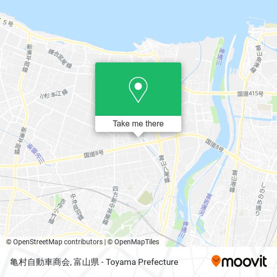 亀村自動車商会 map
