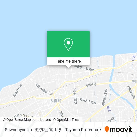 Suwanoyashiro 諏訪社 map