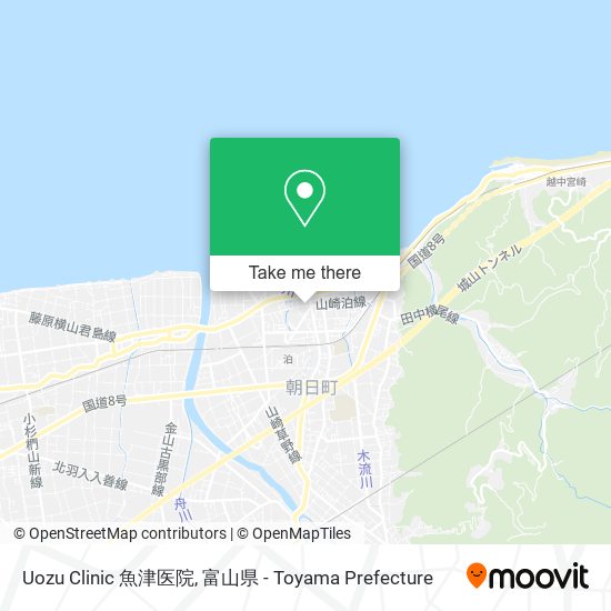 Uozu Clinic 魚津医院 map