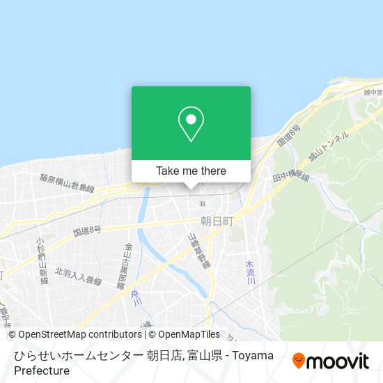 ひらせいホームセンター 朝日店 map