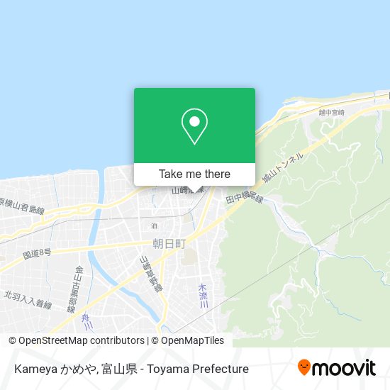 Kameya かめや map