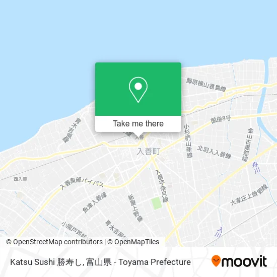 Katsu Sushi 勝寿し map