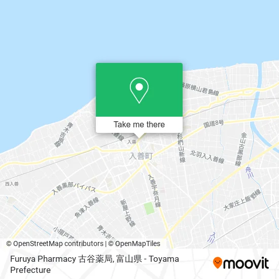 Furuya Pharmacy 古谷薬局 map