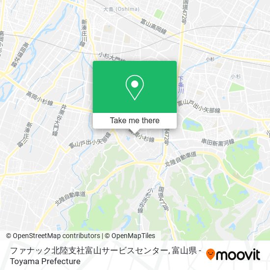 ファナック北陸支社富山サービスセンター map