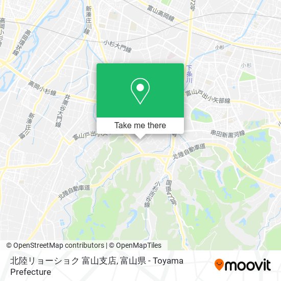北陸リョーショク 富山支店 map