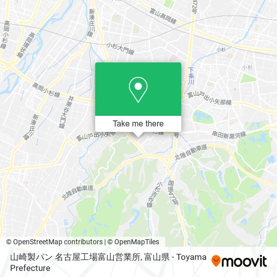 山崎製パン 名古屋工場富山営業所 map