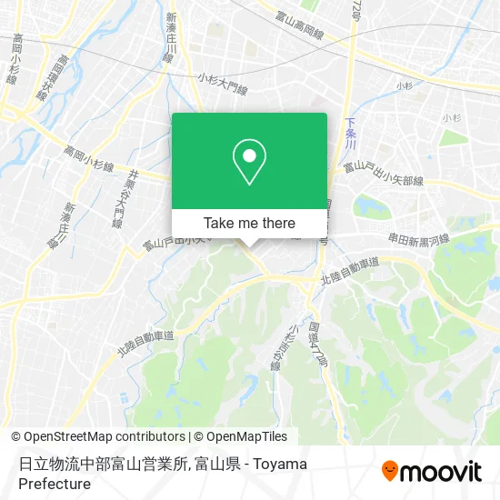 日立物流中部富山営業所 map