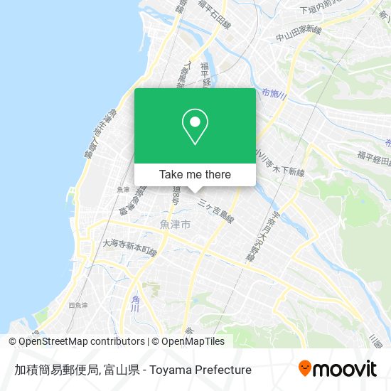 加積簡易郵便局 map