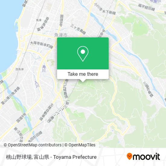 桃山野球場 map