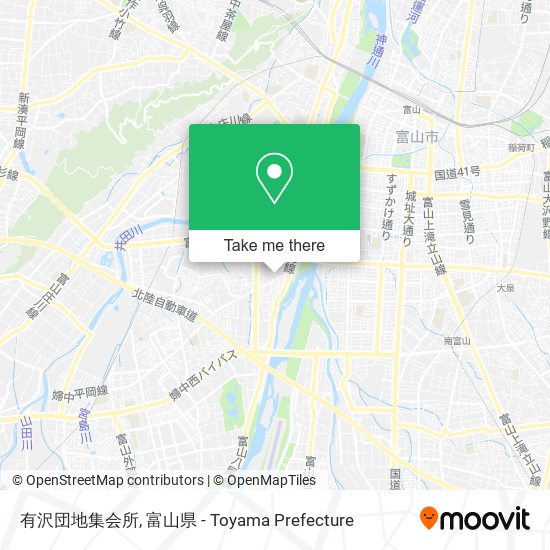 有沢団地集会所 map