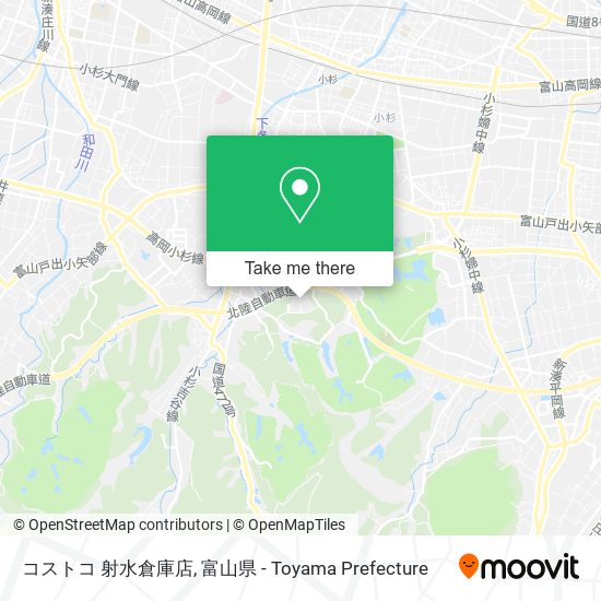 コストコ 射水倉庫店 map
