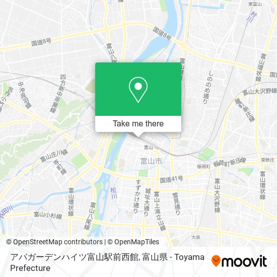 アパガーデンハイツ富山駅前西館 map