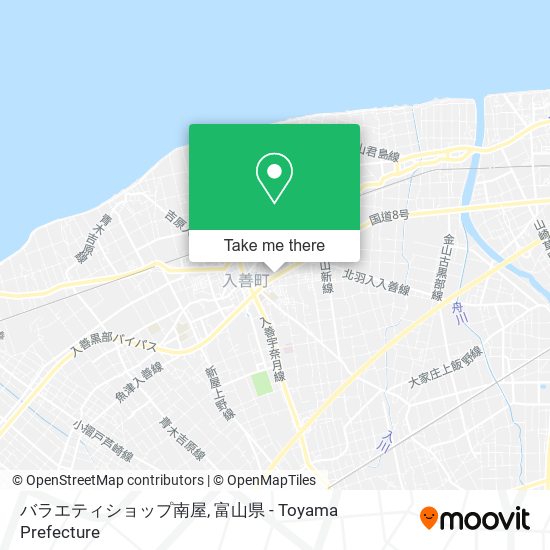 バラエティショップ南屋 map